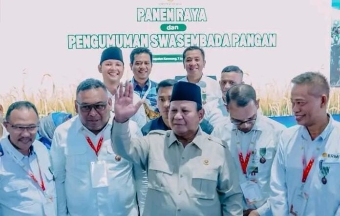 Bersejarah, Karawang Jadi Lokasi Pengumuman Swasembada Pangan Nasional oleh Presiden RI