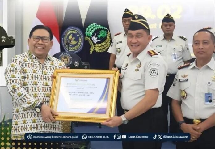 Ombudsman RI Apresiasi Lapas Karawang dengan Nilai Tertinggi Pelayanan Publik 2025