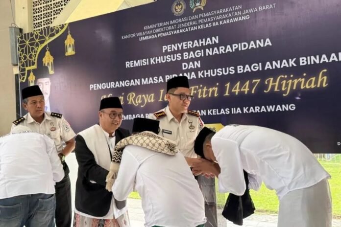 855 Warga Binaan Lapas Karawang Dapat Remisi Lebaran