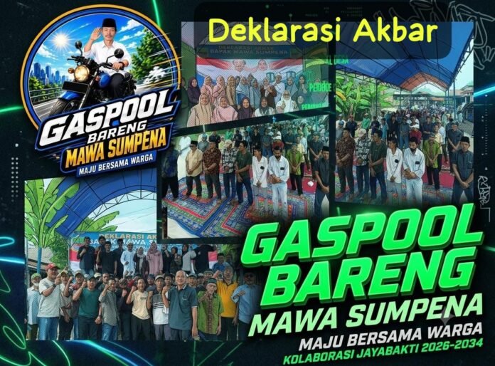 Gelombang Dukungan Menguat dan Bergemuruh, Ratusan Warga Hadiri Deklarasi Akbar Mawa Sumpena