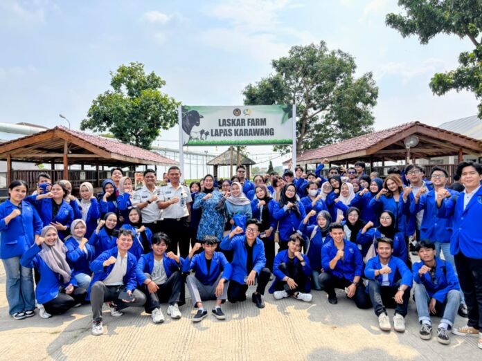 Mahasiswa Fakultas Hukum UBP Karawang Kunjungi Lapas Kelas IIA Karawang