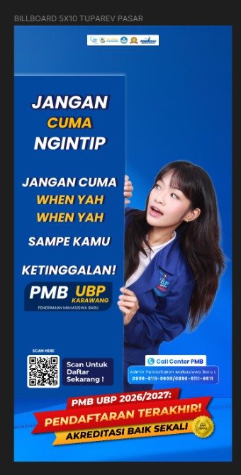 UBP Karawang Buka PMB Gelombang 7, Rektor Ajak Generasi Muda Lanjutkan Pendidikan Tinggi
