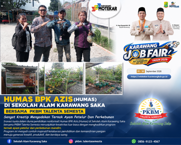 Humas BPK Azis Bersama PKBM Talenta Semesta Kembangkan Ternak Ayam Petelur dan Perkebunan
